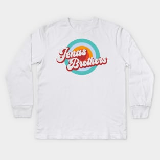 Color Circle With Name Jonas Kids Long Sleeve T-Shirt